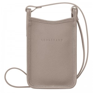 Longchamp Le Foulonné Phone Case Turtledove | YURWV-1984