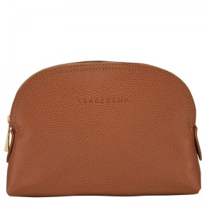 Longchamp Le Foulonné Pouch Caramel | HAFTV-2809