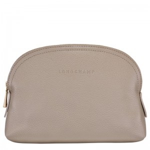 Longchamp Le Foulonné Pouch Turtledove | NMTPE-0843