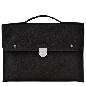 Longchamp Le Foulonné S Briefcase Negrii | XPBAO-0931