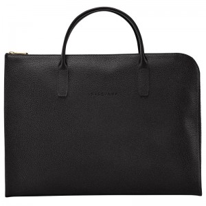Longchamp Le Foulonné S Briefcase Negrii | BKFMV-8645