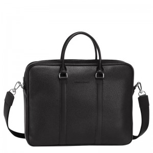 Longchamp Le Foulonné S Briefcase Negrii | SWYUE-1743