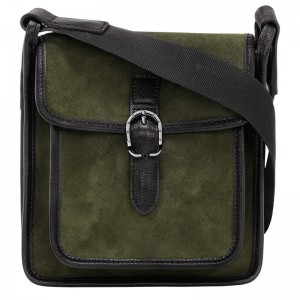 Longchamp Le Foulonné S Crossbody Bag Kaki | NOBVM-8162