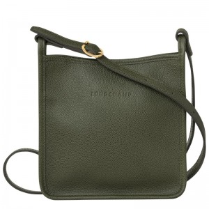 Longchamp Le Foulonné S Crossbody Bag Kaki | ASJPG-5207