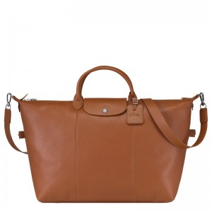 Longchamp Le Foulonné S Travel Bag Caramel | ALDXV-9813