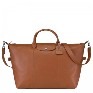 Longchamp Le Foulonné S Travel Bag Caramel | LIVGY-4593