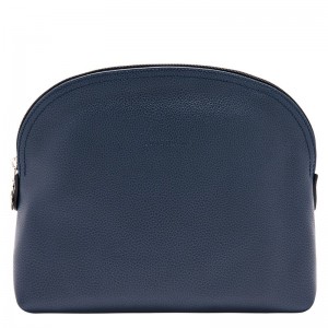 Longchamp Le Foulonné Toiletry Case Bleumarin | KCPME-8570