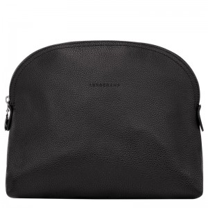 Longchamp Le Foulonné Toiletry Case Negrii | XYGIU-0532