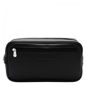 Longchamp Le Foulonné Toiletry Case Negrii | HGZKE-5608