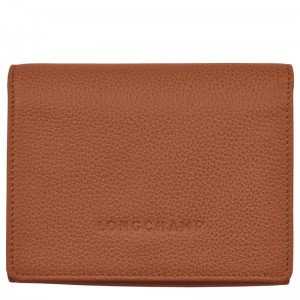 Longchamp Le Foulonné Wallet Caramel | JWGXB-8136