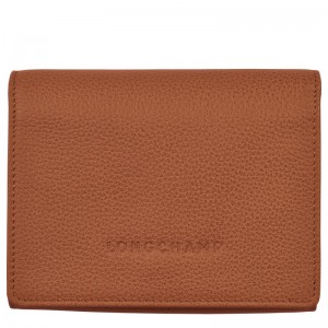 Longchamp Le Foulonné Wallet Caramel | WFKDA-5097