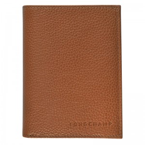 Longchamp Le Foulonné Wallet Caramel | YVHSD-7580