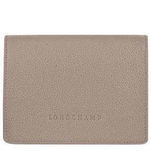 Longchamp Le Foulonné Wallet Turtledove | QYLPU-3142
