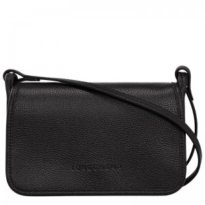 Longchamp Le Foulonné Xs Clutch Negrii | EQRKV-1759