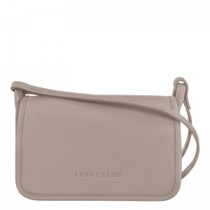 Longchamp Le Foulonné Xs Clutch Turtledove | NZEJR-8394