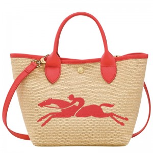 Longchamp Le Panier Pliage S Basket Bag Strawberry | ZGDYB-3902
