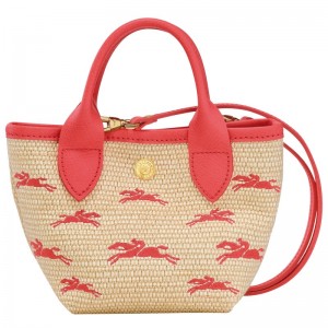 Longchamp Le Panier Pliage Xs Basket Strawberry | DUSYN-6374