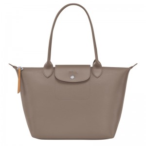 Longchamp Le Pliage City M Tote Bag Taupe | OIDMZ-3860