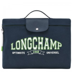 Longchamp Le Pliage Collection Briefcase Bleumarin | PBQEG-1945