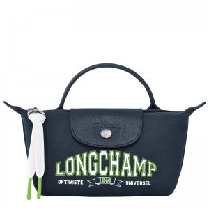 Longchamp Le Pliage Collection Pouch Bleumarin | JXKEP-7832