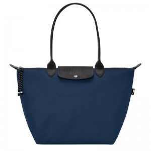 Longchamp Le Pliage Energy L Tote Bag Bleumarin | XYPLO-1297