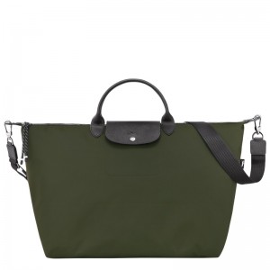 Longchamp Le Pliage Energy S Travel Bag Kaki | AIJHB-2135