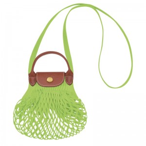 Longchamp Le Pliage Filet Xs Mesh Bag Verzi Albastru Deschis | MJWFA-5394