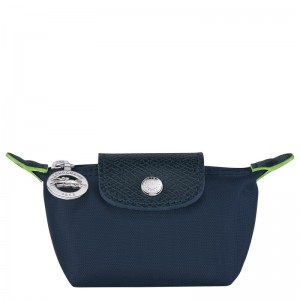 Longchamp Le Pliage Green Coin Purse Bleumarin | KEVDO-8531