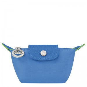 Longchamp Le Pliage Green Coin Purse Cornflower | XGBTW-2365