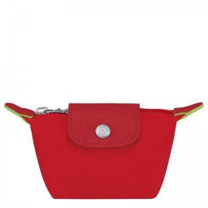Longchamp Le Pliage Green Coin Purse Tomato | VFSIB-1428
