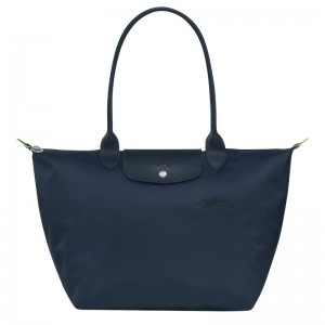 Longchamp Le Pliage Green L Tote Bag Bleumarin | ALKFQ-7938