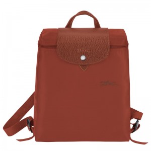 Longchamp Le Pliage Green M Backpack Chestnut | JCIFX-2793