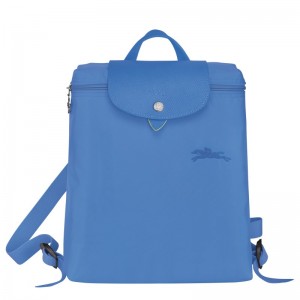 Longchamp Le Pliage Green M Backpack Cornflower | AEFQJ-8167