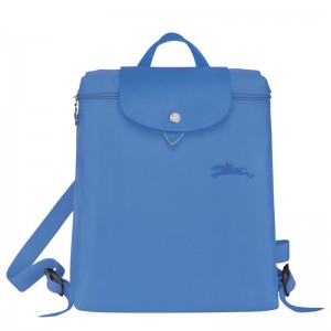 Longchamp Le Pliage Green M Backpack Cornflower | GTMZP-3147