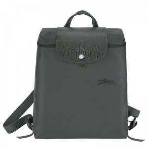 Longchamp Le Pliage Green M Backpack Graphite | MTYBN-7549