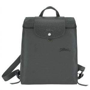 Longchamp Le Pliage Green M Backpack Graphite | BQGUY-2607