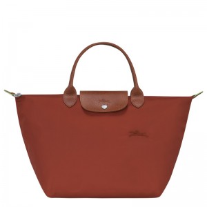 Longchamp Le Pliage Green M Handbag Chestnut | JUSEI-6792