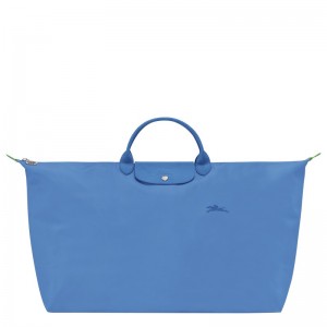 Longchamp Le Pliage Green M Travel Bag Cornflower | OGWCU-6579