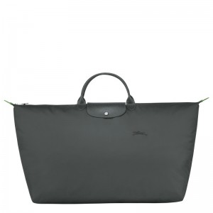 Longchamp Le Pliage Green M Travel Bag Graphite | LXITU-5028