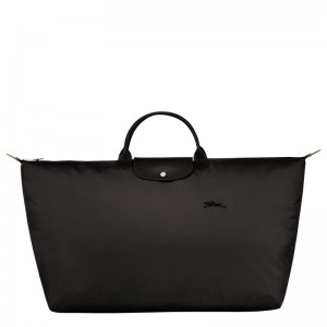 Longchamp Le Pliage Green M Travel Bag Negrii | LYJNW-8197