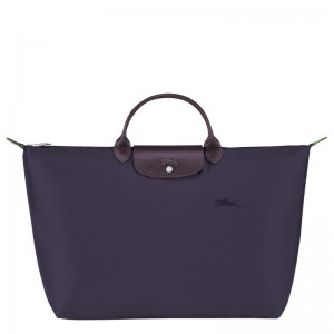 Longchamp Le Pliage Green S Travel Bag Bilberry | THEBY-5360
