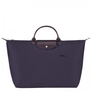 Longchamp Le Pliage Green S Travel Bag Bilberry | BVAIP-4731