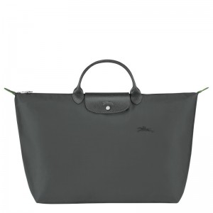 Longchamp Le Pliage Green S Travel Bag Graphite | FBKHI-8013