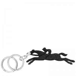 Longchamp Le Pliage Key Rings Negrii | BNZFO-3728