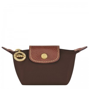 Longchamp Le Pliage Original Coin Purse Ebony | UKODL-8417
