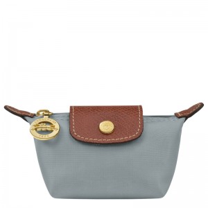 Longchamp Le Pliage Original Coin Purse Steel | ZRVTS-9671