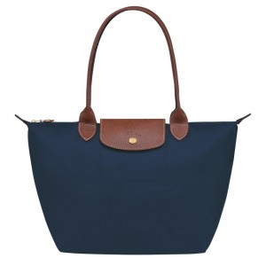 Longchamp Le Pliage Original M Tote Bag Bleumarin | VUKGJ-8631
