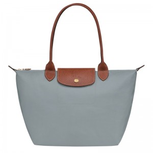 Longchamp Le Pliage Original M Tote Bag Steel | UECFO-9176