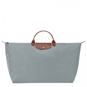 Longchamp Le Pliage Original M Travel Bag Steel | XVJDB-0138