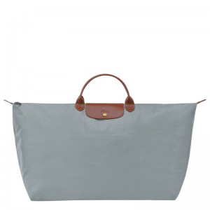 Longchamp Le Pliage Original M Travel Bag Steel | PGFBH-9841